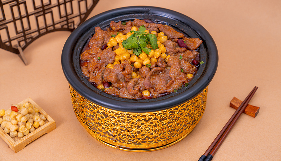 高原豌豆牛肉煲
